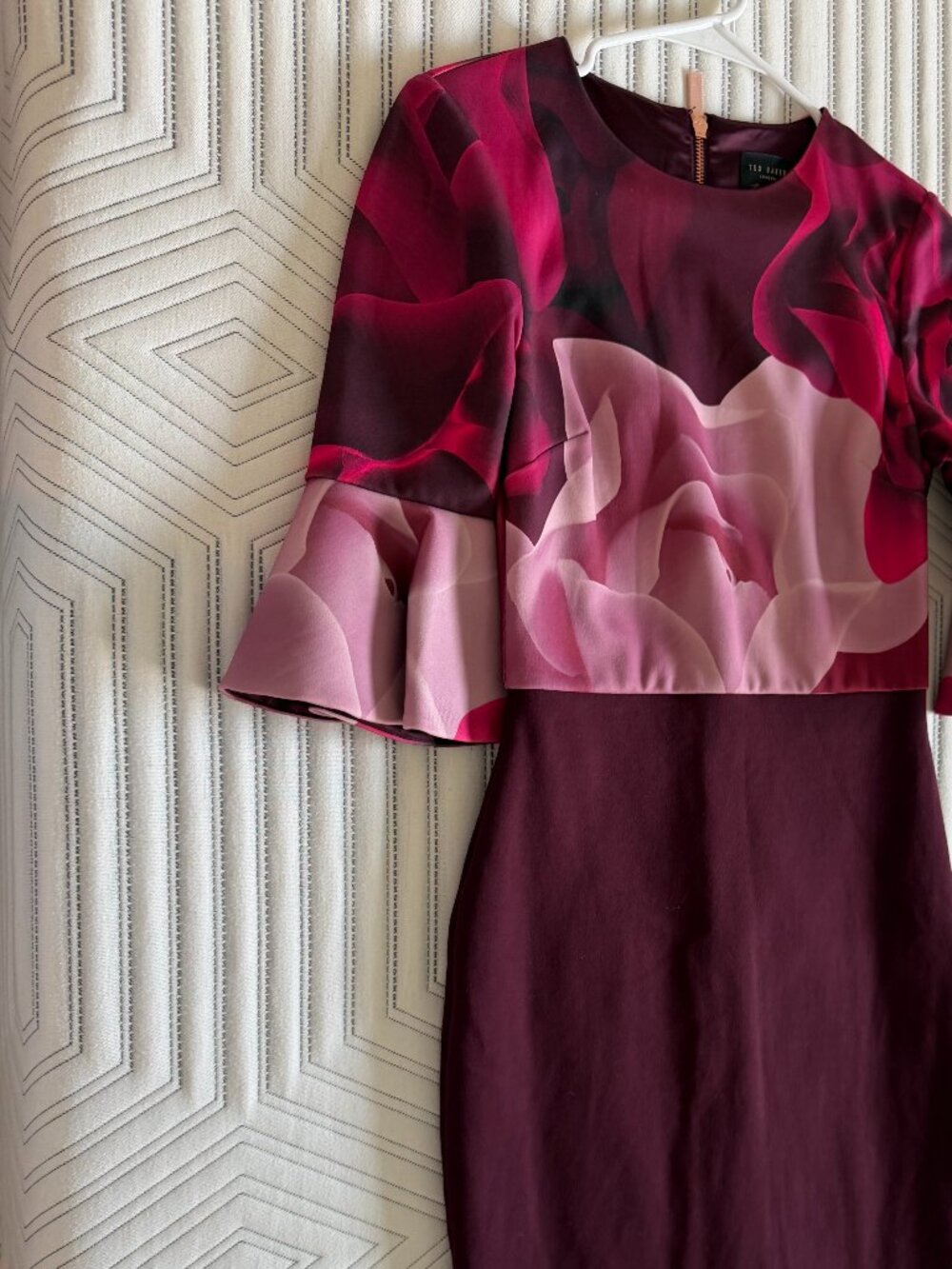 Pink Ted Baker dress, size 1